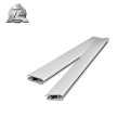 Special Design 6061 alloy aluminum double rail keder extrusion